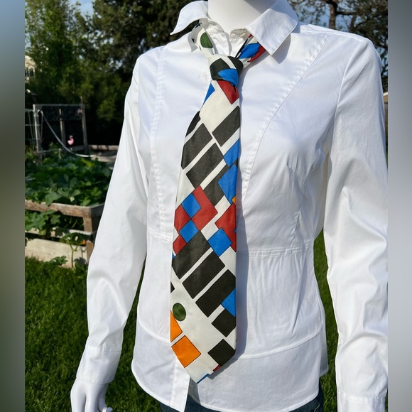 Vintage Continental Polyester Tie - Picture 2 of 6